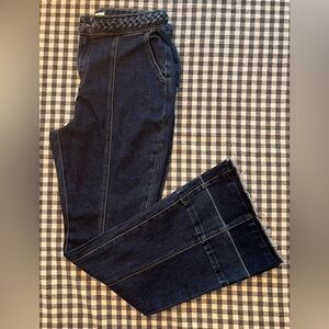 Elegant Navy Flare Jeans for Women